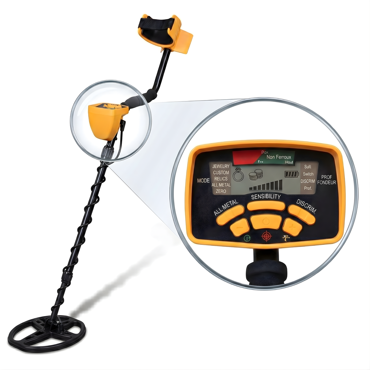 MD-6350 — Détecteur de Métaux Haute Précision