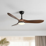 Terrain d’Or Aria — Ventilateur de plafond en bois, silencieux