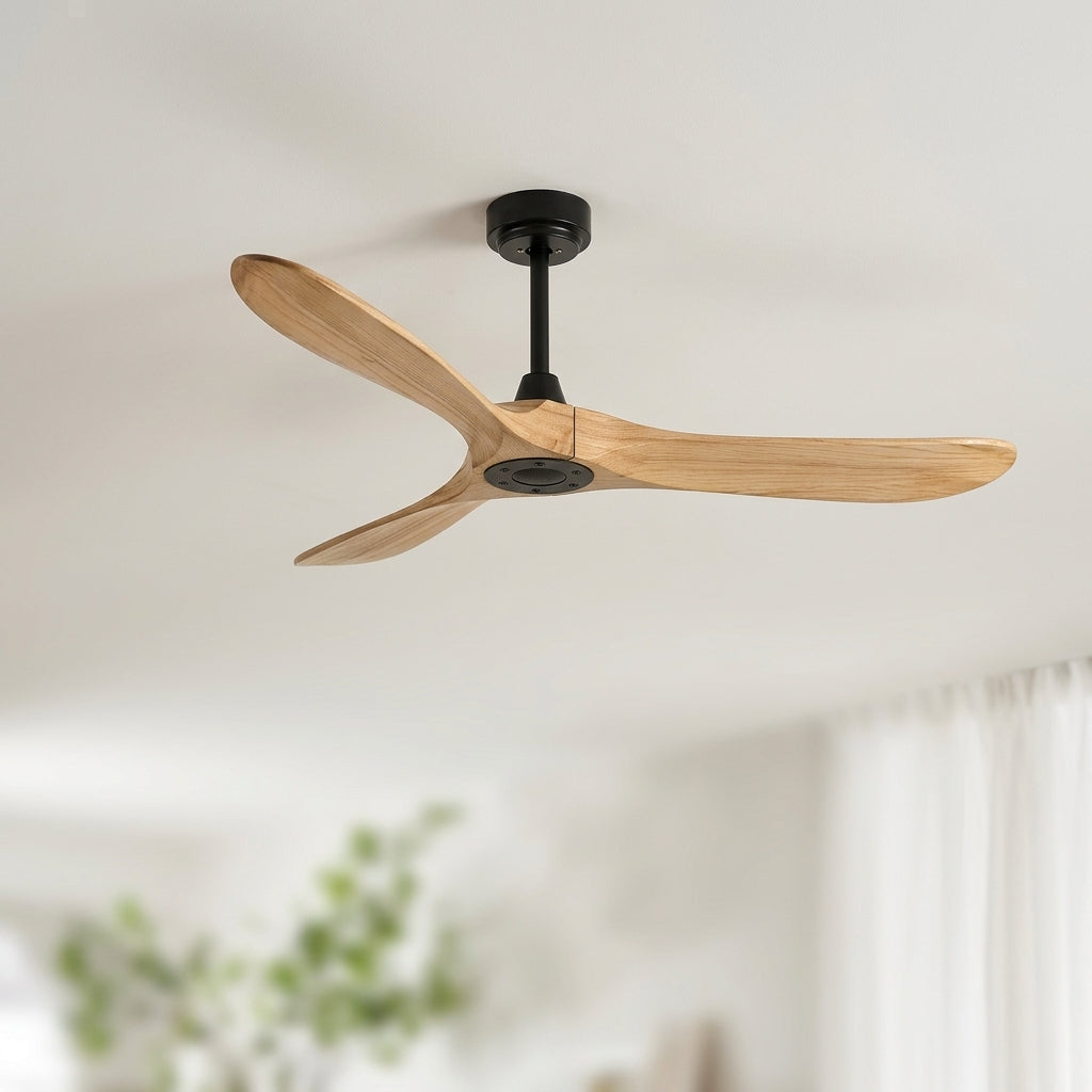 Terrain d’Or Aria Édition Spéciale — Ventilateur de plafond en bois, silencieux