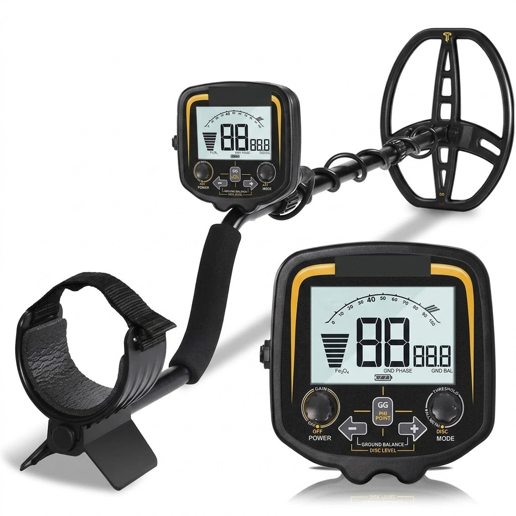 Détecteur de Métaux TX-850 — Écran LCD | Bobine DD 28cm Étanche | 3 Modes