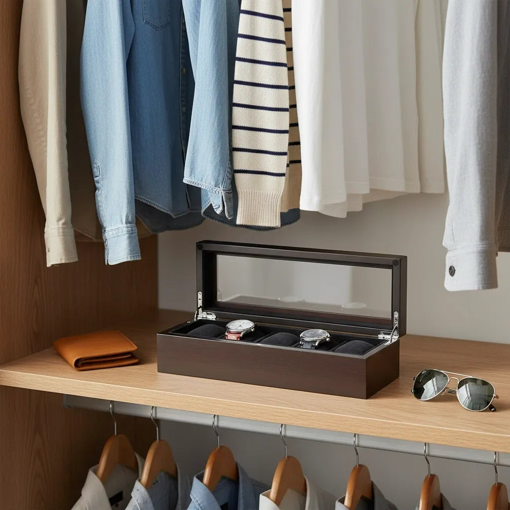 Coffret Cinq — Noyer