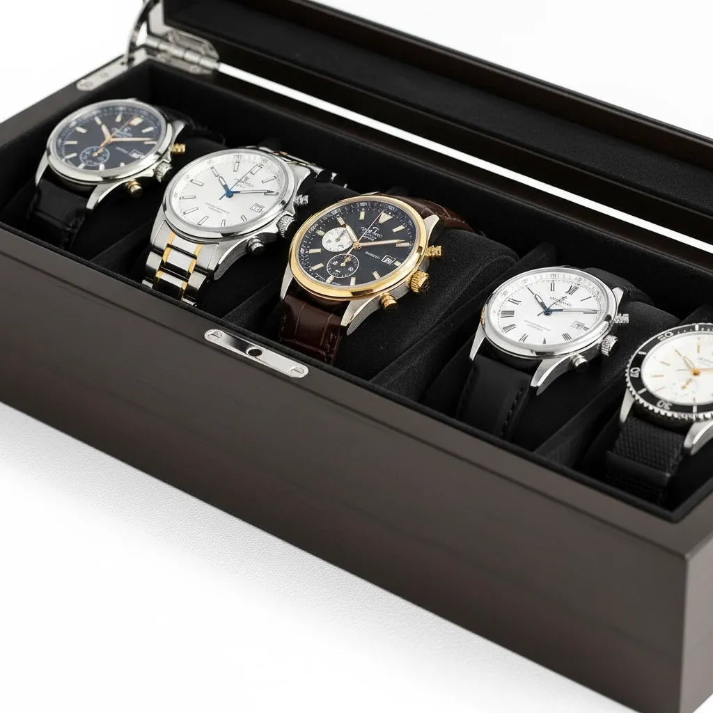 Coffret Cinq — Noyer