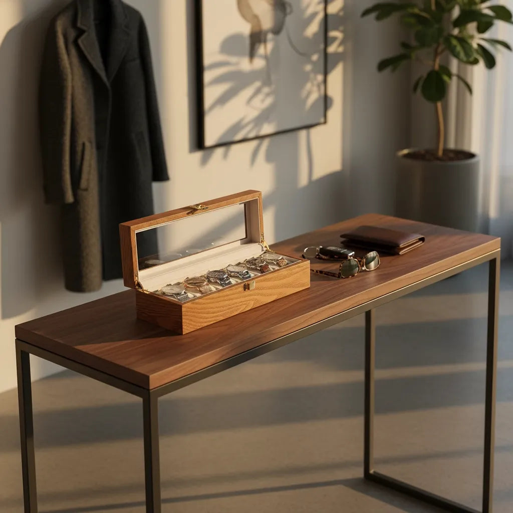 Coffret Six — Noyer