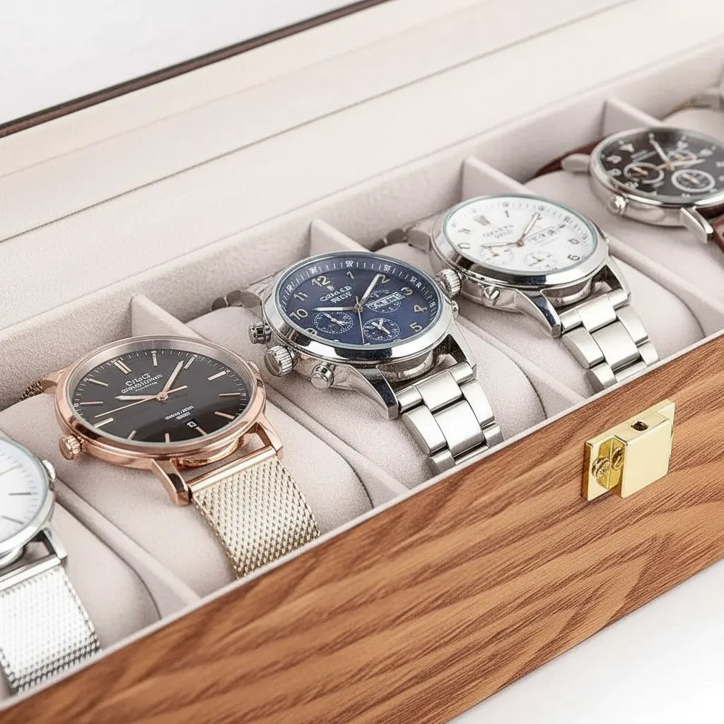 Coffret Six — Noyer