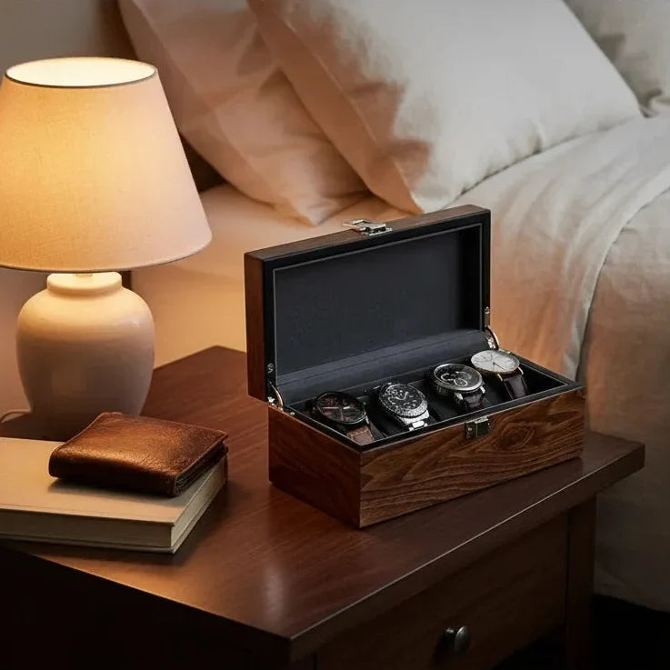 Coffret Quatre — Noyer