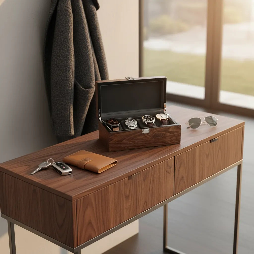 Coffret Quatre — Noyer