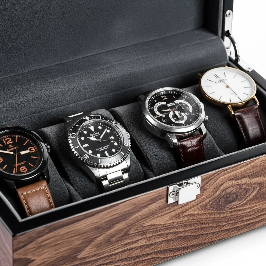 Coffret Quatre — Noyer