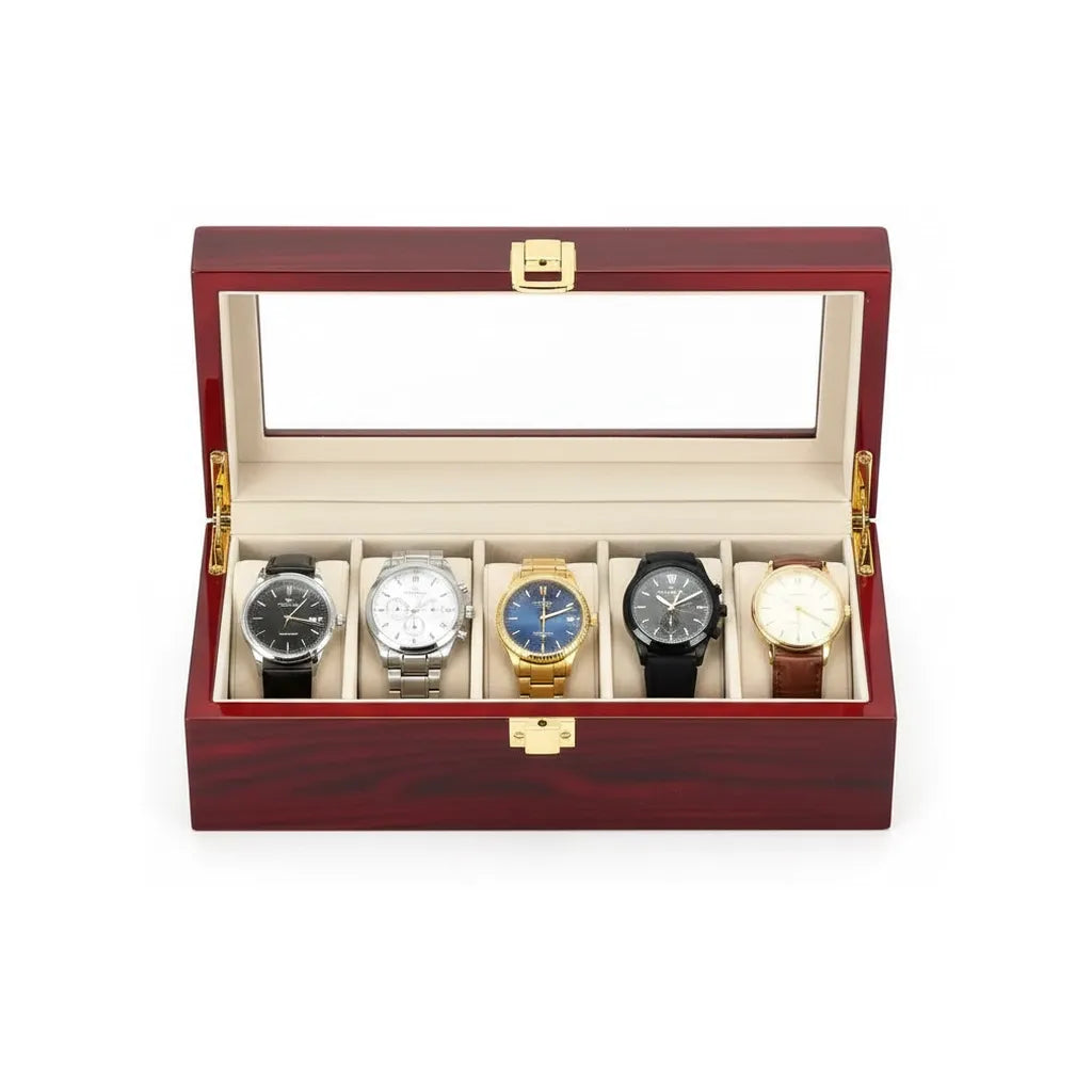 Coffret Cinq — Grenat