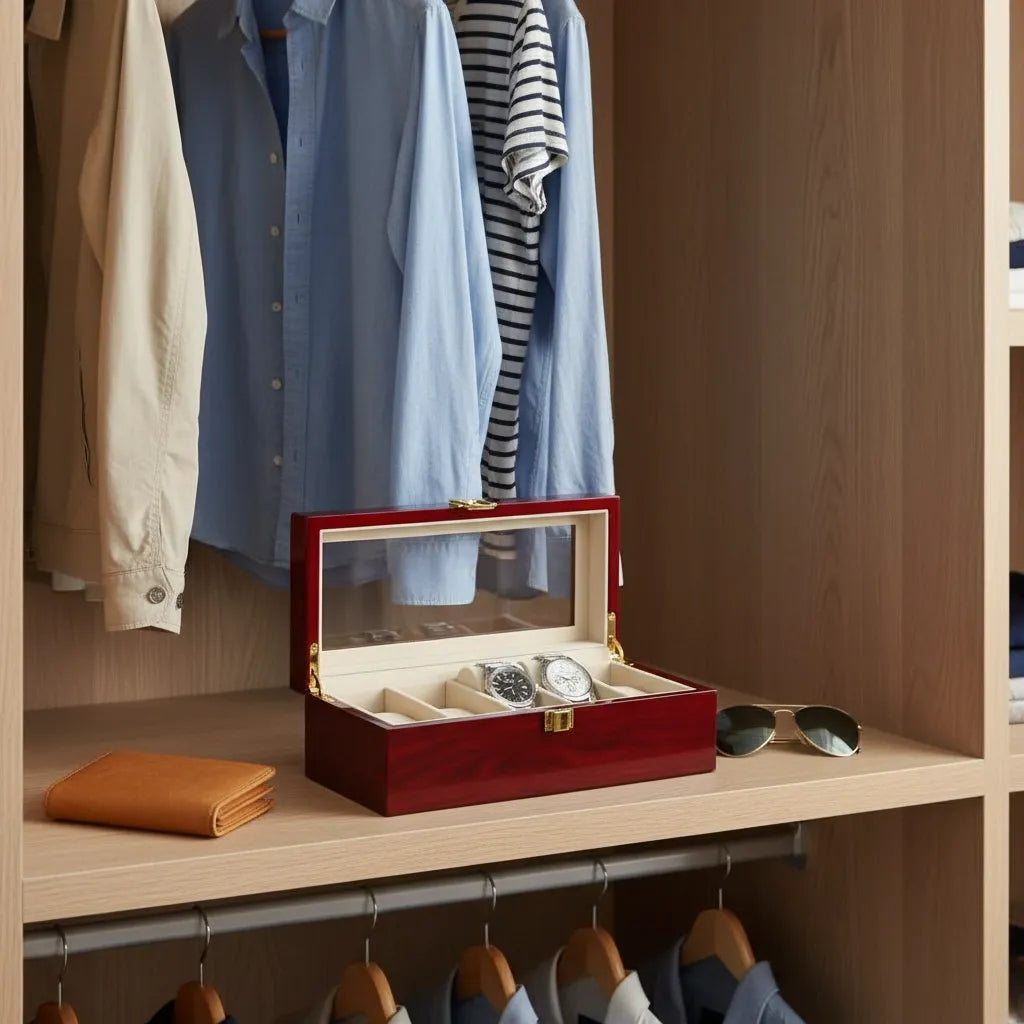 Coffret Cinq — Grenat