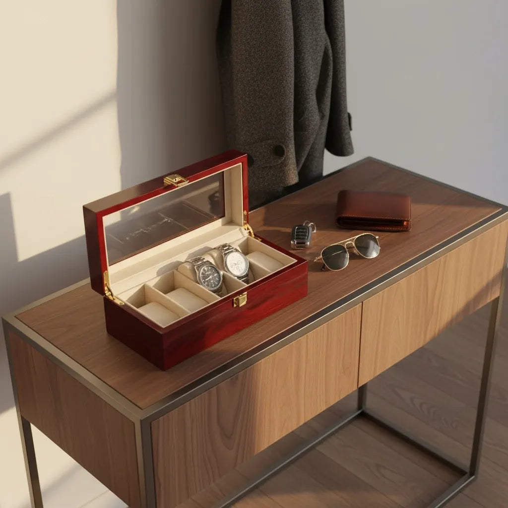 Coffret Cinq — Grenat