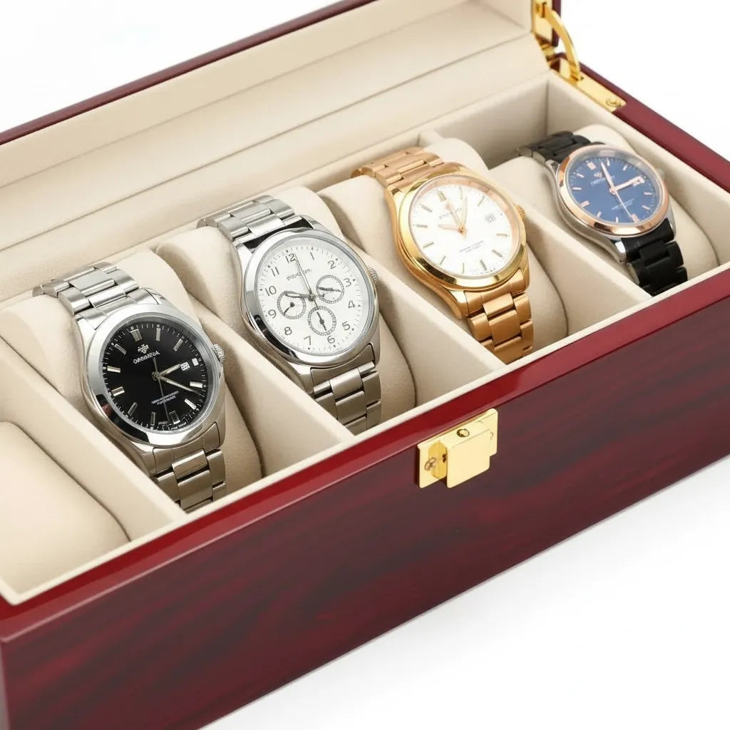 Coffret Cinq — Grenat