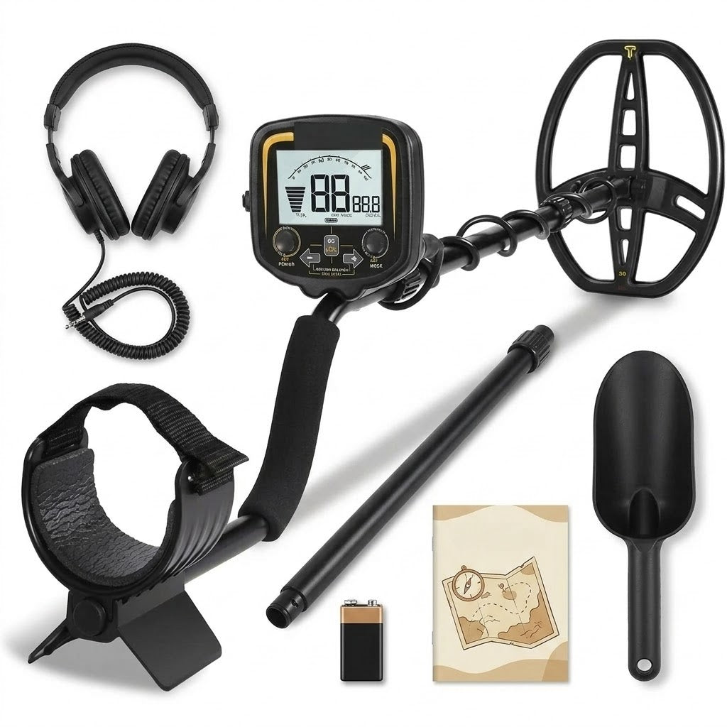 Détecteur de Métaux TX-850 — Écran LCD | Bobine DD 28cm Étanche | 3 Modes